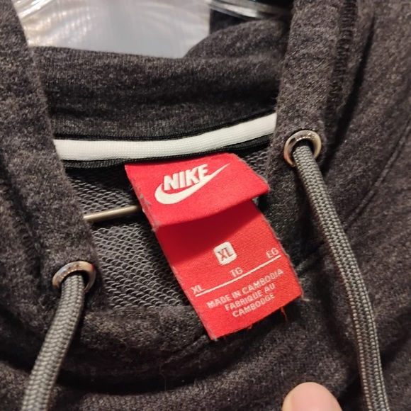 Nike Sportswear Legacy Pullover Hoodie Black Heather 863668-032 Size XL - Picture 5 of 8